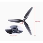 Wholesale HQ Prop 7X4X3 7040 7inch 3 Blade/tri-blade Propeller Prop for FPV